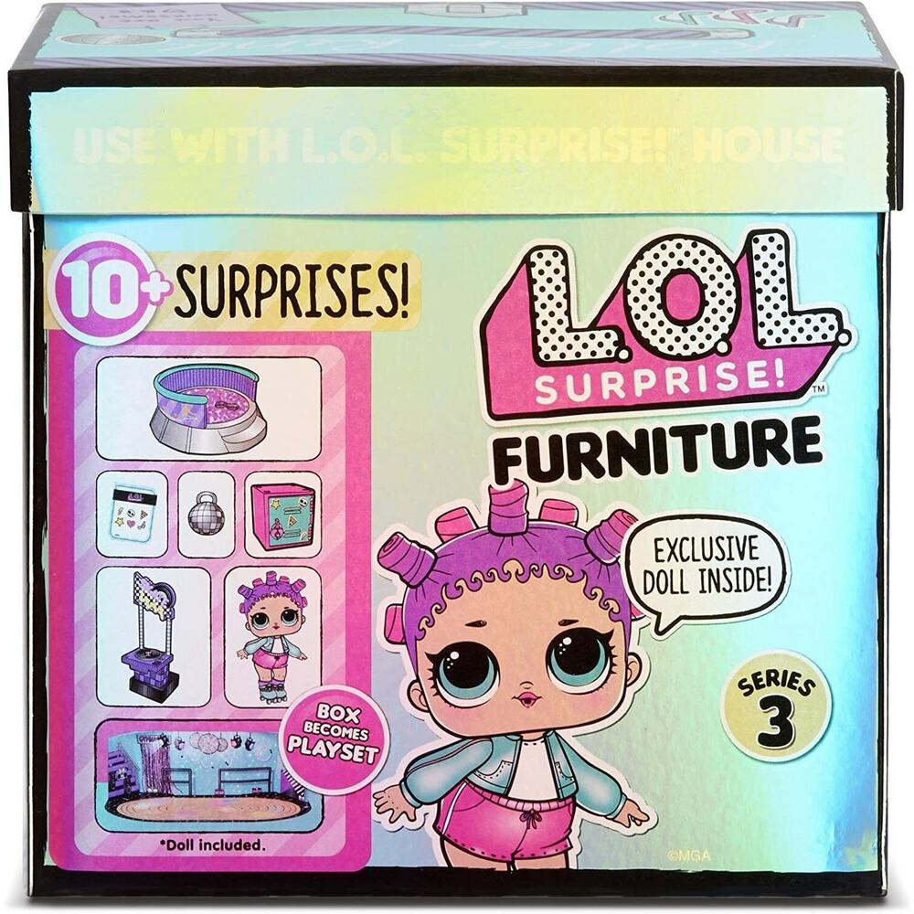 NEW L.O.L. Surprise Furniture "ROLLER SK8ER" Series 3